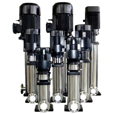 Vertikal inline multisting centrifugalpump